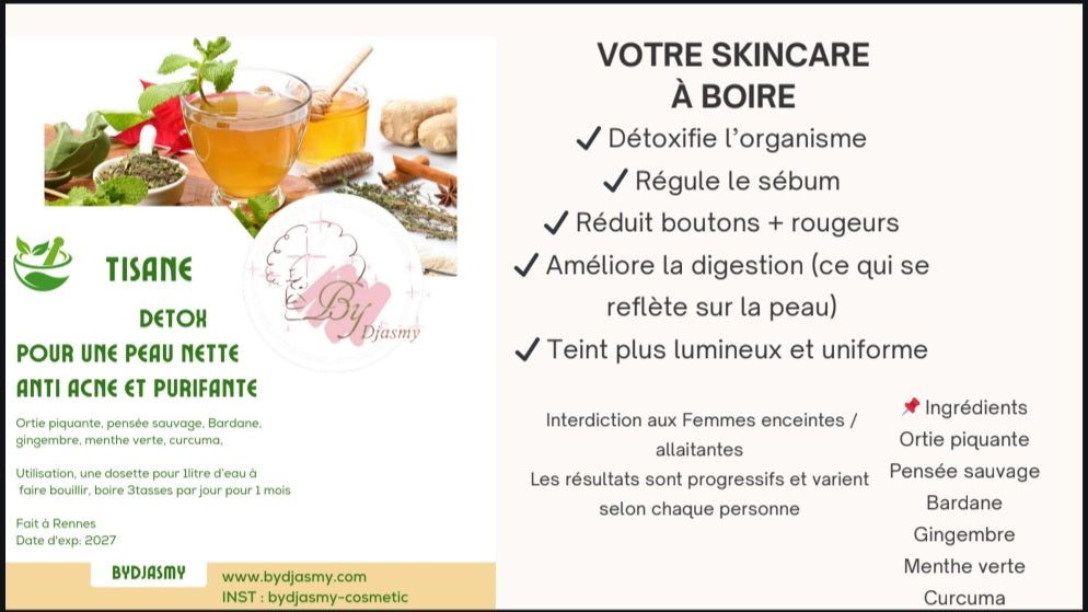 TISANE DETOX-VOTRE SKINCAIRE A BOIRE